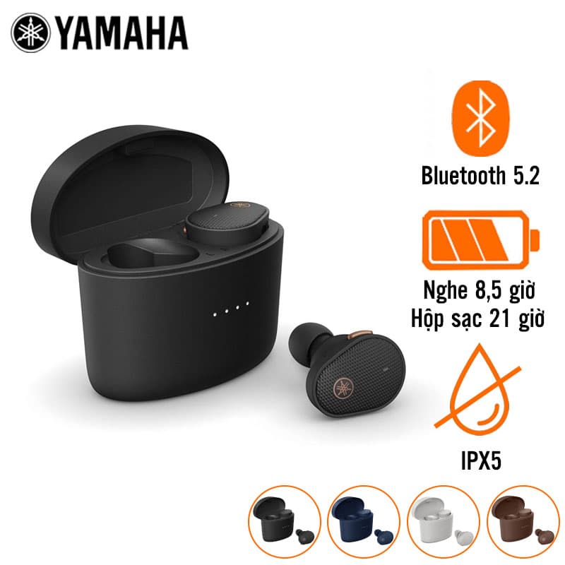 Tai Nghe Yamaha TW-E5B (Không Dây, Pin 8,5 Giờ, IPX5)