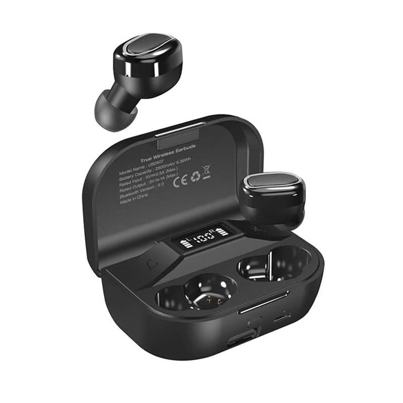 Tai nghe Energizer TWS-UB2607 (Không Dây, Bluetooth 5.0, Pin 4 Giờ, Chống Nước IPX4)