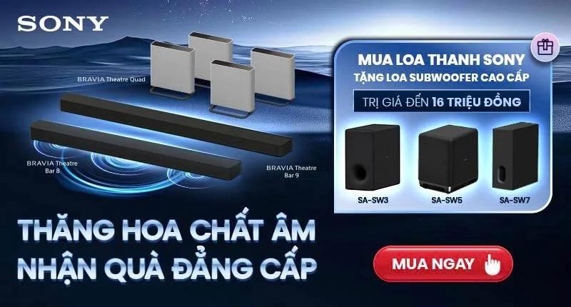 Ưu Đãi Loa Sony <br> Quà Tặng Tên Tới 16 Triệu