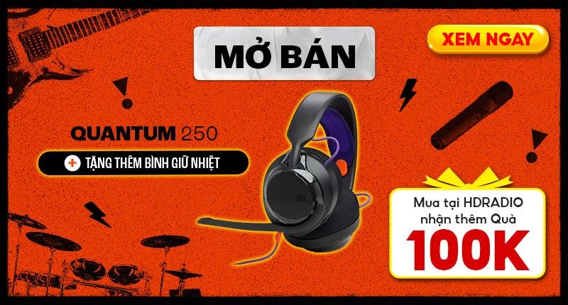 Mở Bán Tai nghe Gaming Có Dây JBL Quantum 250 Mới