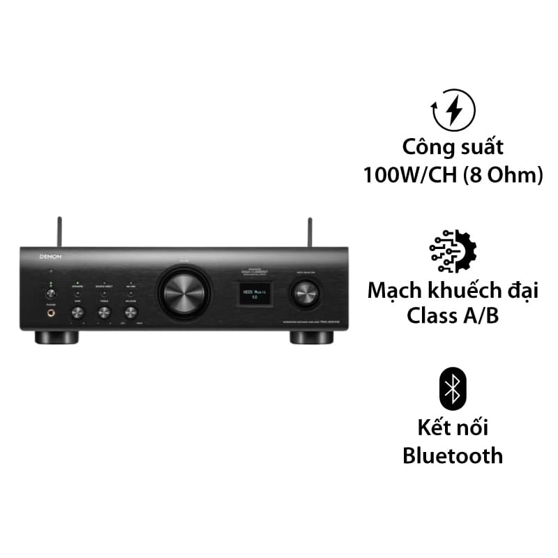 Amply Denon PMA-900HNE, 85W/CH, Bluetooth, Wifi, Airplay 2, HEOS, USB, Optical, Coaxial, HIRES Amply Denon PMA-900HNE, 85W/CH, Bluetooth, Wifi, Airplay 2, HEOS, USB, Optical, Coaxial, HIRES