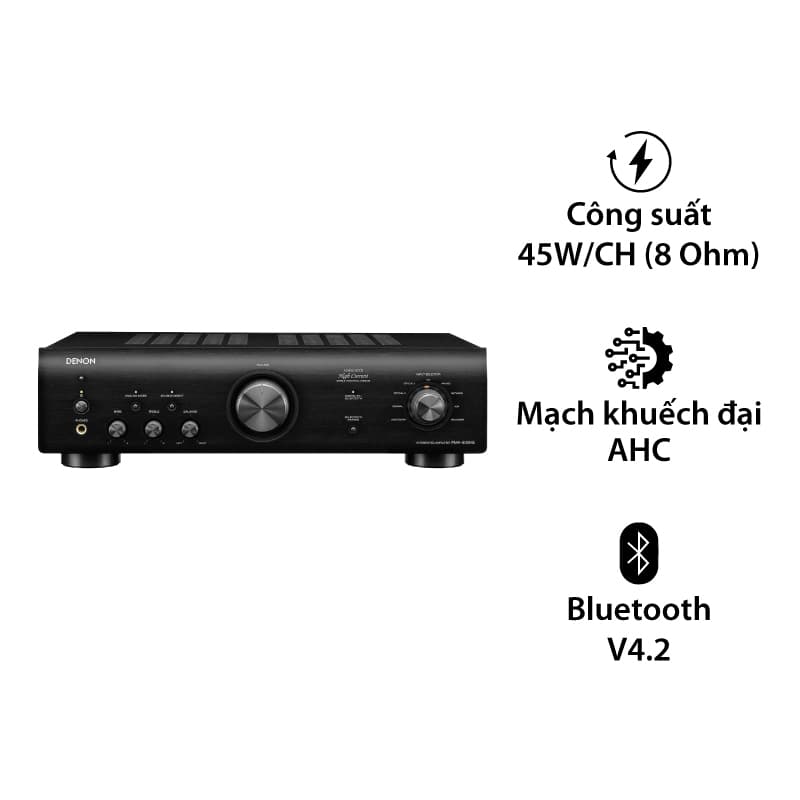 Amply Denon PMA 600NE, 2 Kênh, 45W/CH (8 Ohm), Có Bluetooth Amply Denon PMA 600NE, 2 Kênh, 45W/CH (8 Ohm), Có Bluetooth