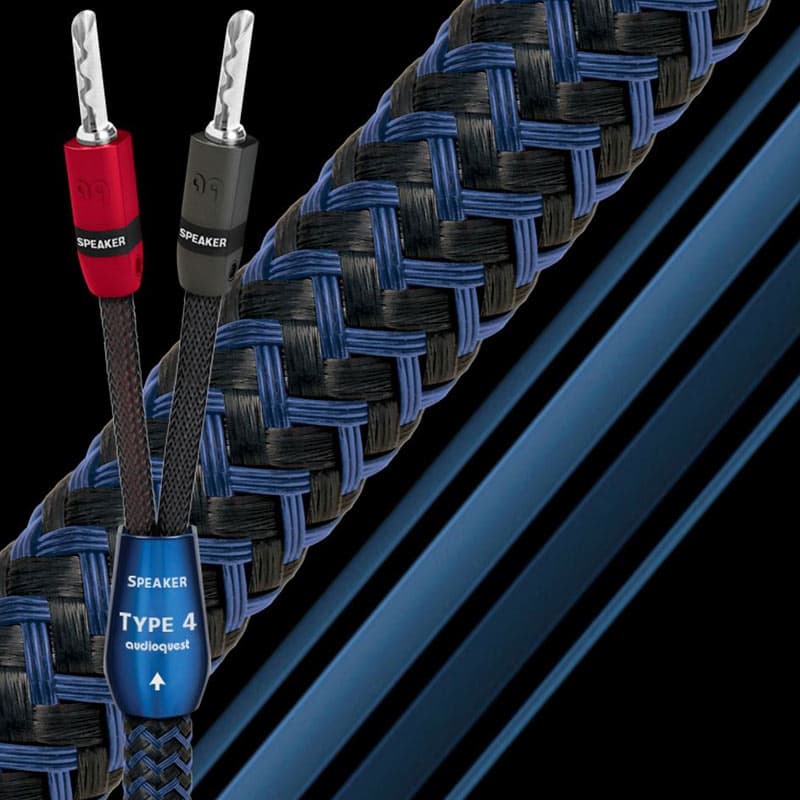 Dây loa AudioQuest Type 4 Star-Quad (dài 2 mét) Dây loa AudioQuest Type 4 Star-Quad (dài 2 mét)