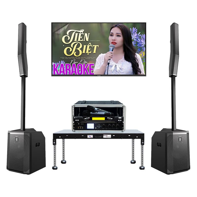Dàn karaoke Column SK10 (Electro-Voice Evolve 50M, JKAudio K800, X9000 Pro, Tủ Rack ABS 4U) Dàn karaoke Column SK10 (Electro-Voice Evolve 50M, JKAudio K800, X9000 Pro, Tủ Rack ABS 4U)