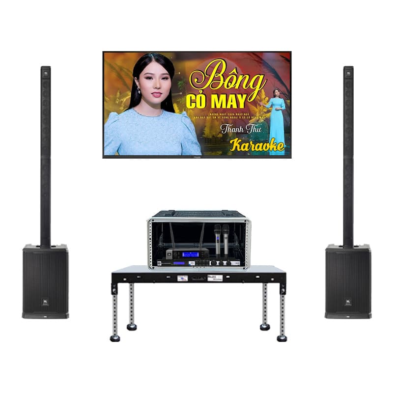 Dàn karaoke Column Array SK18 (JBL PRX One, KX180A, VM200, Tủ Rack ABS 4U) Dàn karaoke Column Array SK18 (JBL PRX One, KX180A, VM200, Tủ Rack ABS 4U)