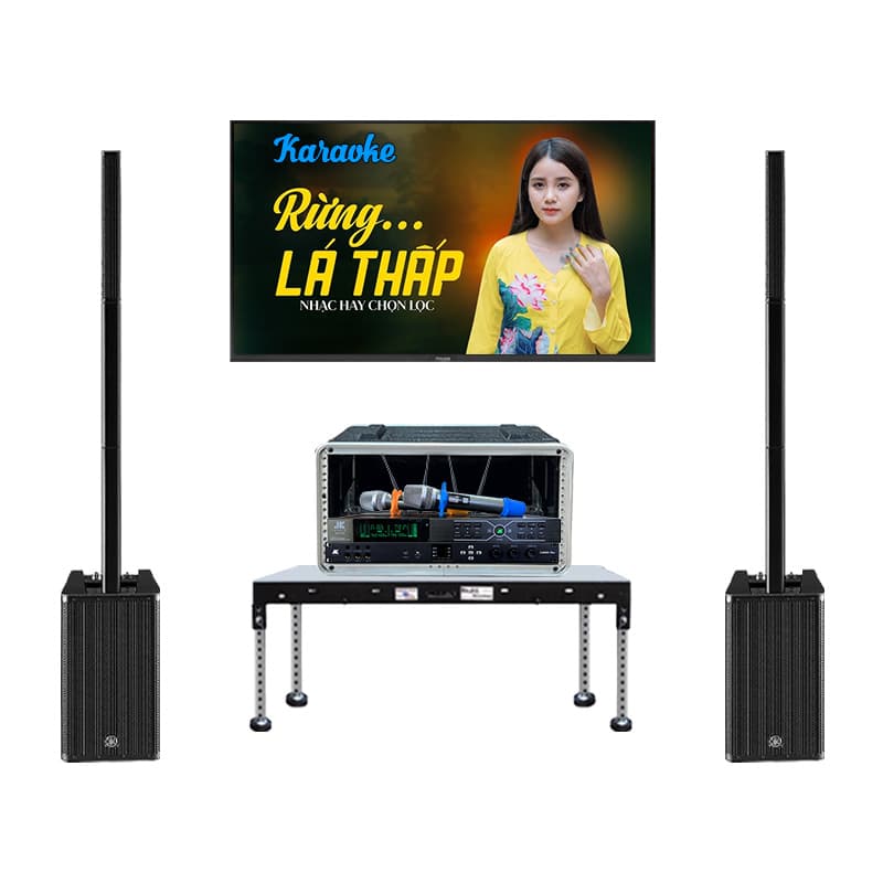 Dàn karaoke Column Array SK19 (Yamaha Stagepas 1K, JKaudio X6000 Plus, B3 Plus, Tủ Rack ABS 4U) Dàn karaoke Column Array SK19 (Yamaha Stagepas 1K, JKaudio X6000 Plus, B3 Plus, Tủ Rack ABS 4U)