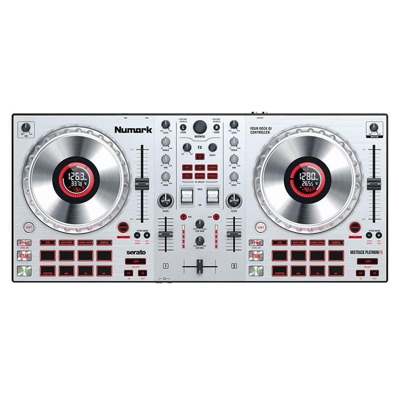 Bàn DJ Numark Mixtrack Platinum FX, 4 kênh, Serato DJ, Wifi, kết nối máy tính, 2.3kg Bàn DJ Numark Mixtrack Platinum FX, 4 kênh, Serato DJ, Wifi, kết nối máy tính, 2.3kg