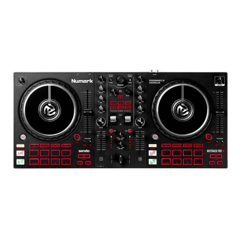 Bàn DJ Numark Mixtrack Pro FX, 2 kênh, 16 Pad Đa Chức Năng, Serato DJ, Trọng Lượng 2.4kg Bàn DJ Numark Mixtrack Pro FX, 2 kênh, 16 Pad Đa Chức Năng, Serato DJ, Trọng Lượng 2.4kg