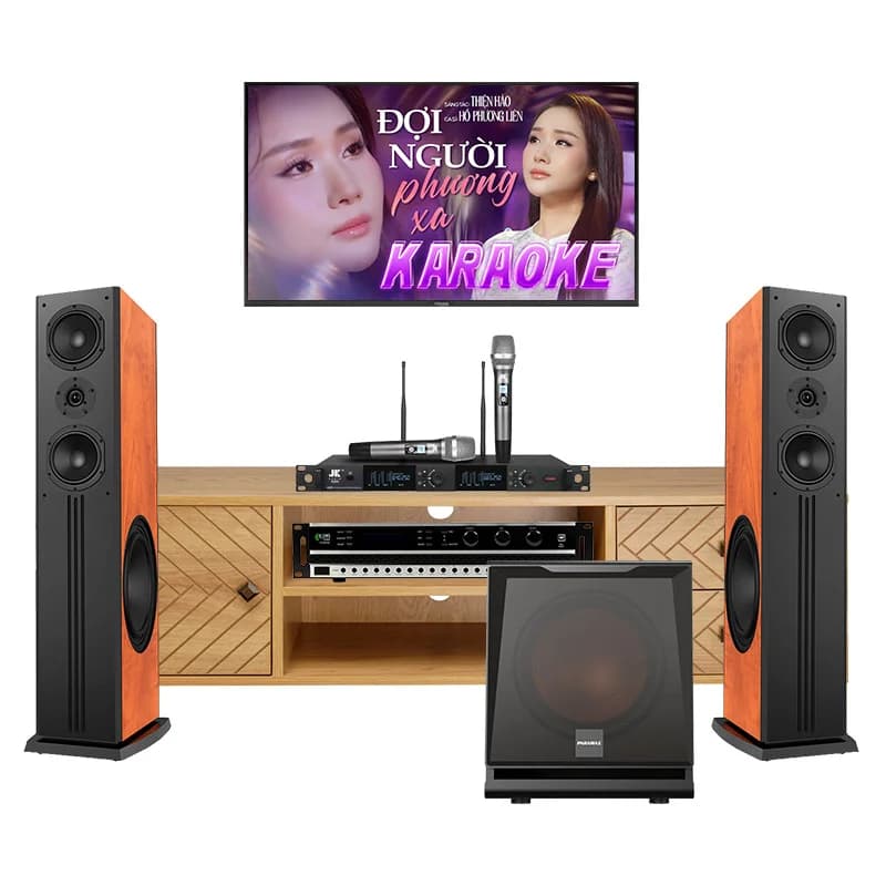 Dàn Karaoke gia đình GD19 (Paramax D88 Limited, Kiwi PD8000, JKAudio K300, sub Paramax D30) Dàn Karaoke gia đình GD19 (Paramax D88 Limited, Kiwi PD8000, JKAudio K300, sub Paramax D30)