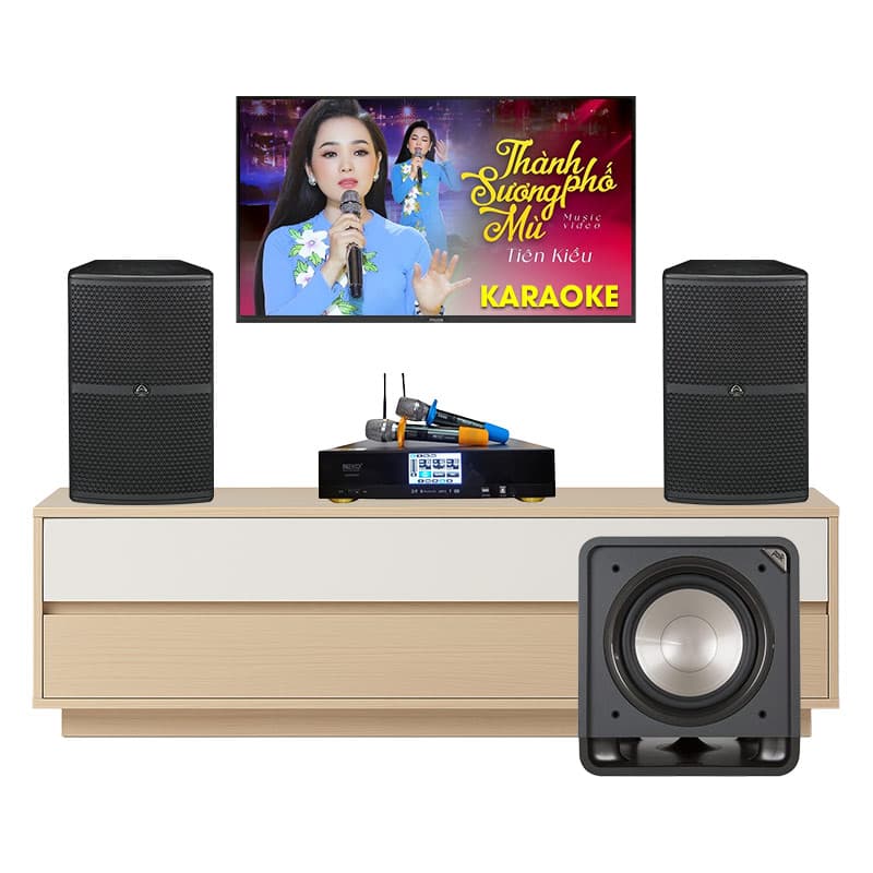 Dàn karaoke gia đình KGD06 (Wharfedale WH12 NEO, Neko AK3900 Pro, sub Polk Audio HTS12) Dàn karaoke gia đình KGD06 (Wharfedale WH12 NEO, Neko AK3900 Pro, sub Polk Audio HTS12)