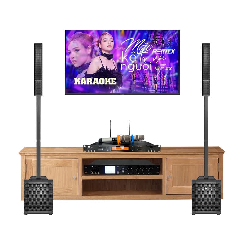 Dàn karaoke gia đình KGD179 (Electro voice Evolve 30M, JKaudio X9000 Pro, JKAudio B9) Dàn karaoke gia đình KGD179 (Electro voice Evolve 30M, JKaudio X9000 Pro, JKAudio B9)
