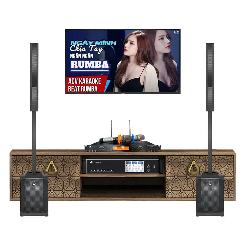 Dàn karaoke gia đình KGD185 (Electro voice Evolve 50M, JKaudio X9900 Pro, JKAudio B9) Dàn karaoke gia đình KGD185 (Electro voice Evolve 50M, JKaudio X9900 Pro, JKAudio B9)