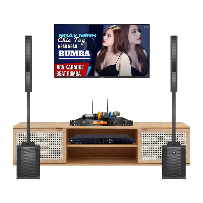 Dàn karaoke gia đình KGD186 (Electro voice Evolve 50M, JKaudio X6000 Plus, JKAudio B9) Dàn karaoke gia đình KGD186 (Electro voice Evolve 50M, JKaudio X6000 Plus, JKAudio B9)