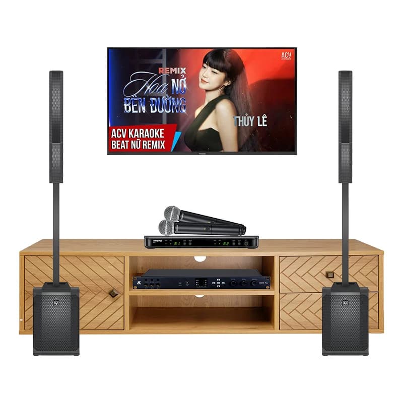 Dàn karaoke gia đình KGD189 (Electro voice Evolve 50M, JKaudio X6000 Plus, Shure BLX288A/SM58) Dàn karaoke gia đình KGD189 (Electro voice Evolve 50M, JKaudio X6000 Plus, Shure BLX288A/SM58)