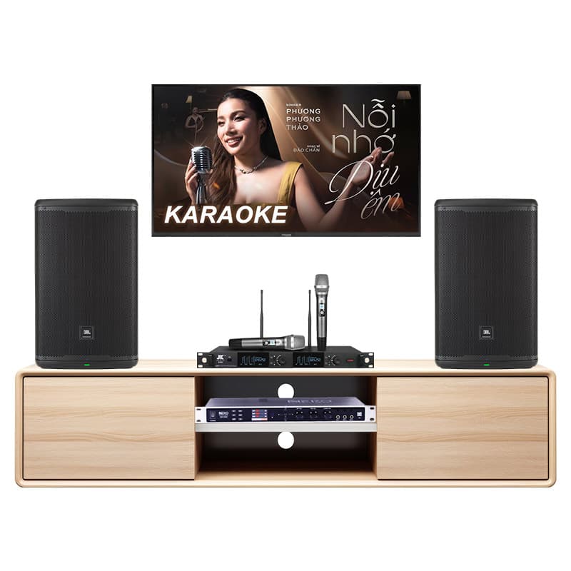 Dàn karaoke gia đình KGD240 (JBL Eon 715, Neko DK1000, JKaudio K300) Dàn karaoke gia đình KGD240 (JBL Eon 715, Neko DK1000, JKaudio K300)