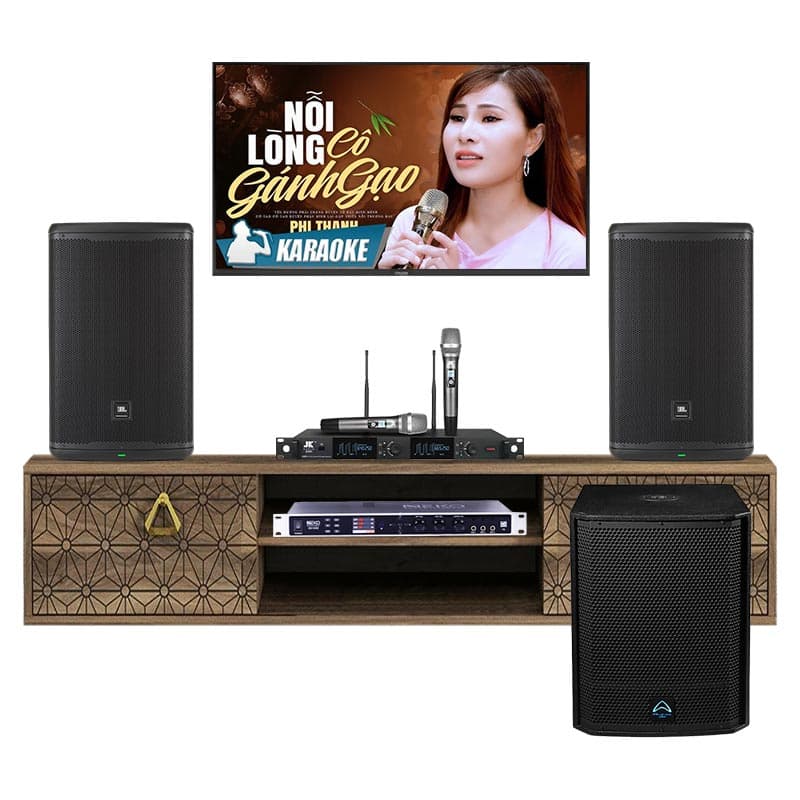 Dàn karaoke gia đình KGD241 (JBL Eon 715, Neko DK1000, JKaudio K300, Wharfedale AX15B ) Dàn karaoke gia đình KGD241 (JBL Eon 715, Neko DK1000, JKaudio K300, Wharfedale AX15B )