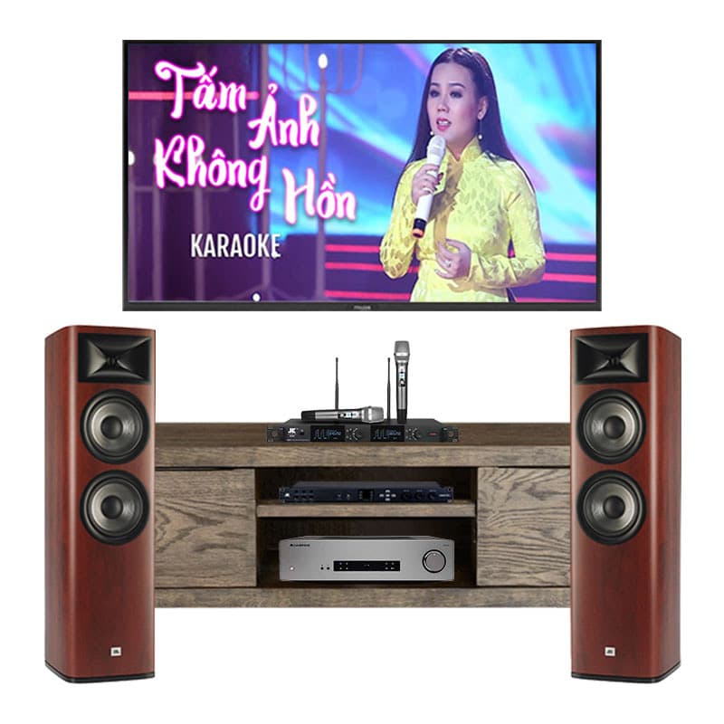 Dàn Nghe Nhạc và Hát Karaoke JBL NK17 (JBL Studio 680 + Cambridge CXA61 + Micro + Vang Số) Dàn Nghe Nhạc và Hát Karaoke JBL NK17 (JBL Studio 680 + Cambridge CXA61 + Micro + Vang Số)