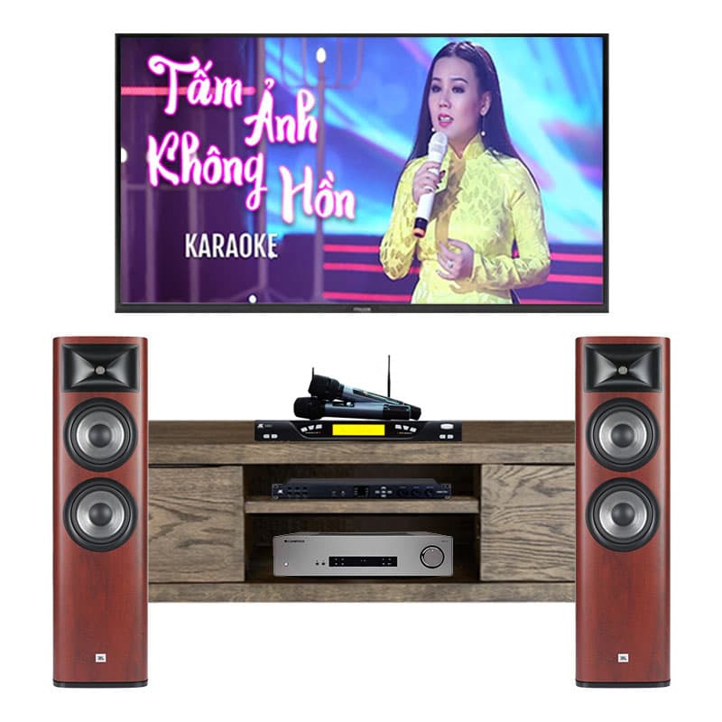 Dàn nghe nhạc và hát Karaoke JBL NK18 ( JBL Studio 690 + Cambridge CXA61 + Micro + Vang Số) Dàn nghe nhạc và hát Karaoke JBL NK18 ( JBL Studio 690 + Cambridge CXA61 + Micro + Vang Số)