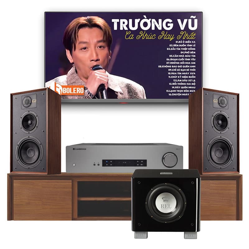 Dàn nghe nhạc Wharfedale, Cambridge NN31 (Wharfedale Linton Heritage 85th + Cambridge CXA61 + Sub Rel) Dàn nghe nhạc Wharfedale, Cambridge NN31 (Wharfedale Linton Heritage 85th + Cambridge CXA61 + Sub Rel)