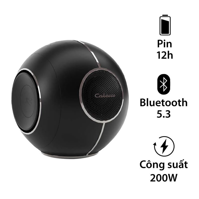 Loa Cabasse The Pearl Myuki, Pin 12 giờ, Công Suất 200W, WiFi, Bluetooth, AUX, Optical Loa Cabasse The Pearl Myuki, Pin 12 giờ, Công Suất 200W, WiFi, Bluetooth, AUX, Optical