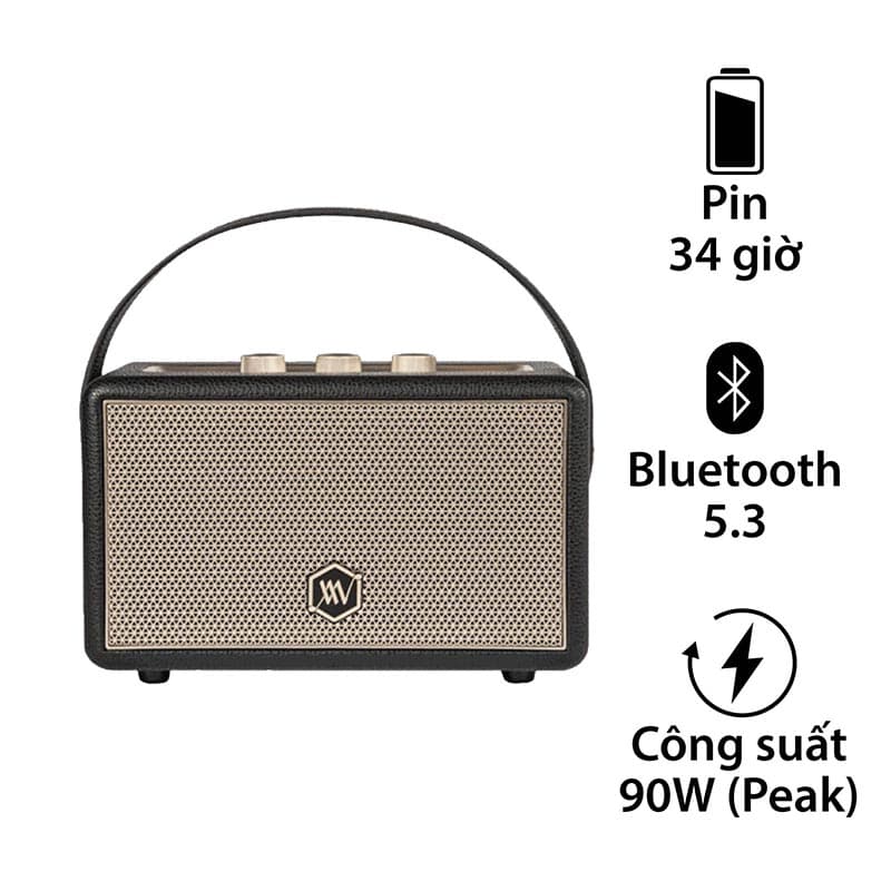 Loa Alpha Works W88, Pin 34 Giờ, Công Suất 90W, Bluetooth 5.3, AUX, USB, TWS (1 Đổi 1 Trong 30 Ngày) Loa Alpha Works W88, Pin 34 Giờ, Công Suất 90W, Bluetooth 5.3, AUX, USB, TWS (1 Đổi 1 Trong 30 Ngày)