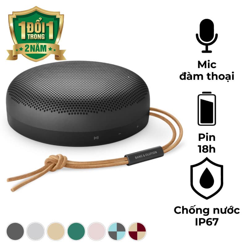 Loa B&O Beosound A1 Gen 2, Pin 18h, Công Suất 60W, IP67, Bluetooth, Micro thoại, Điều khiển giọng nói qua Alexa Loa B&O Beosound A1 Gen 2, Pin 18h, Công Suất 60W, IP67, Bluetooth, Micro thoại, Điều khiển giọng nói qua Alexa