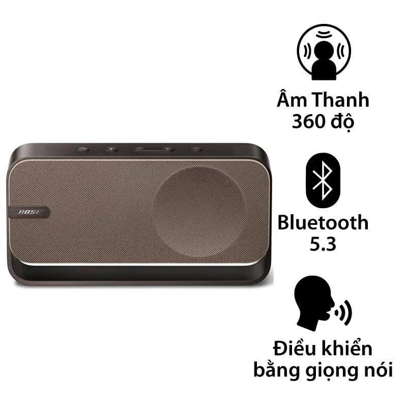 Loa Bose Soundlink Home, Bluetooth 5.3, Chống Nước IP55, Pin 9h, Âm Thanh 360 Độ, Mic đàm thoại, Trợ lý ảo Google Assistant Loa Bose Soundlink Home, Bluetooth 5.3, Chống Nước IP55, Pin 9h, Âm Thanh 360 Độ, Mic đàm thoại, Trợ lý ảo Google Assistant