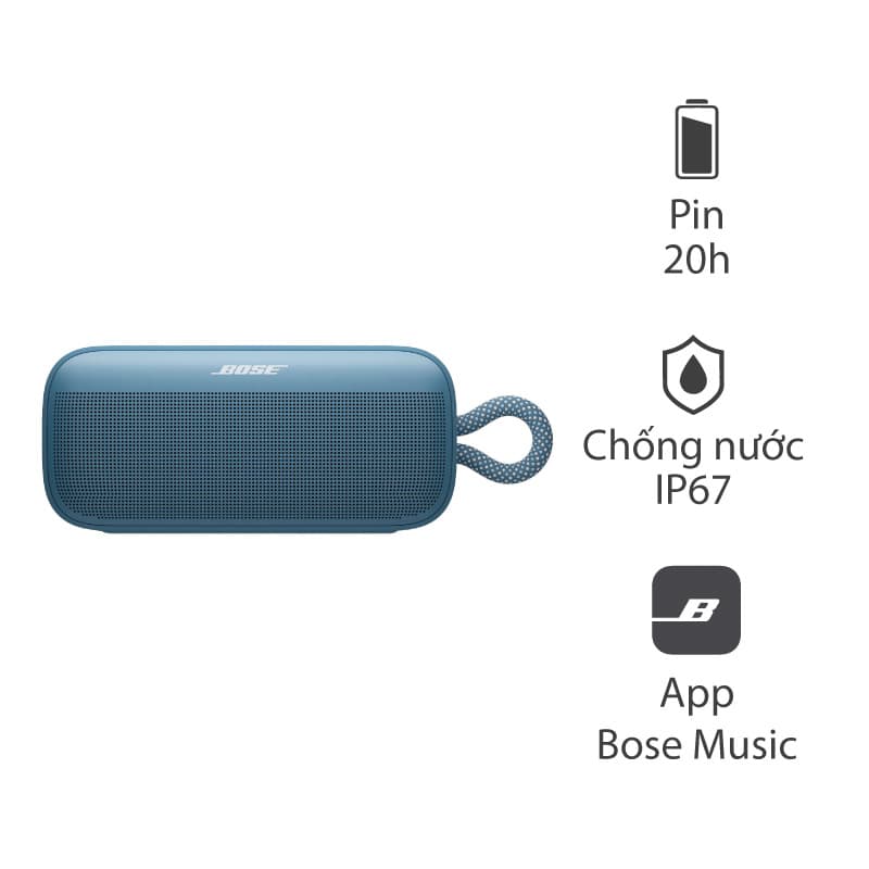 Loa Bose Soundlink Plus, Pin 20H, Chống Nước IP67, Bluetooth 5.4, USB-C, Ghép Nối Không Dây 2 Loa Party&Stereo, Bose Music App Loa Bose Soundlink Plus, Pin 20H, Chống Nước IP67, Bluetooth 5.4, USB-C, Ghép Nối Không Dây 2 Loa Party&Stereo, Bose Music App