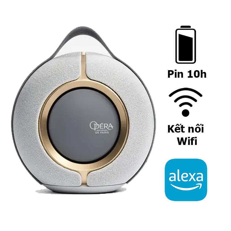 Loa Devialet Mania Opera de Paris (Bản đặc biệt mạ vàng) Pin 10 giờ, Công suất 176W, Bluetooth 5.0, Wifi, Chống Nước IPX4, Kèm Dock Sạc Loa Devialet Mania Opera de Paris (Bản đặc biệt mạ vàng) Pin 10 giờ, Công suất 176W, Bluetooth 5.0, Wifi, Chống Nước IPX4, Kèm Dock Sạc