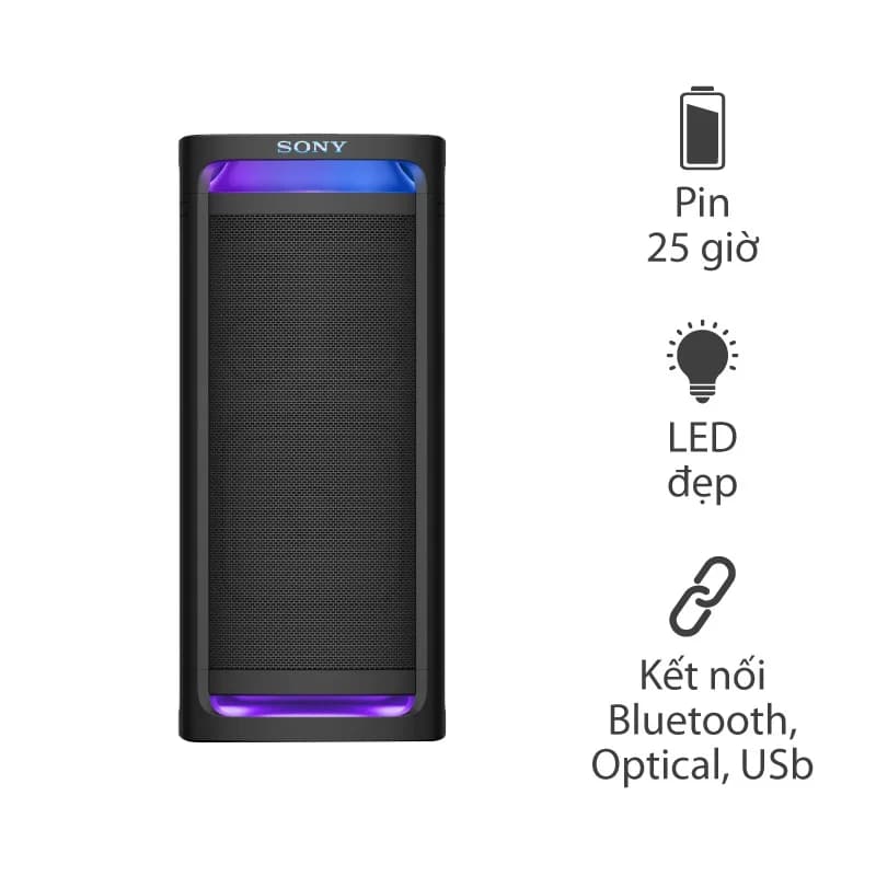 Loa Sony ULT Tower 9 (SRS ULT900) Âm thanh 360 độ ULT DUCT, Pin 25H, Bluetooth 5.3, USB, Optical, Party Connect, App Sony Sound Connect Loa Sony ULT Tower 9 (SRS ULT900) Âm thanh 360 độ ULT DUCT, Pin 25H, Bluetooth 5.3, USB, Optical, Party Connect, App Sony Sound Connect