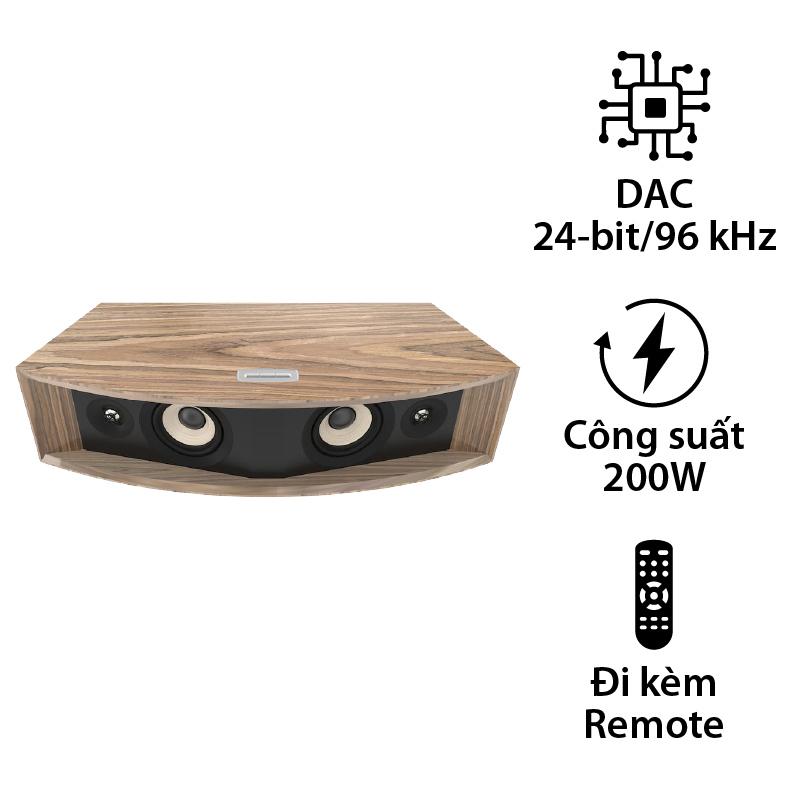 Loa JBL L42ms Music System, DAC 24-bit/96 kHz, WiFi, Bluetooth, AUX, HDMI ARC, đi kèm remote, Công Suất 200W Loa JBL L42ms Music System, DAC 24-bit/96 kHz, WiFi, Bluetooth, AUX, HDMI ARC, đi kèm remote, Công Suất 200W