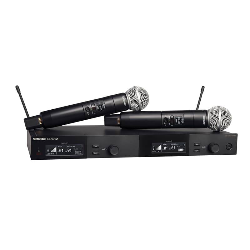 Micro không dây Shure SLXD24DA/SM58, Chống nhiễu Micro không dây Shure SLXD24DA/SM58, Chống nhiễu