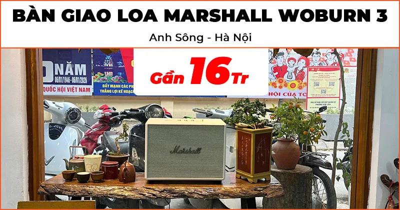 Bàn giao Loa Marshall Woburn 3 Cực Đẹp trị giá gần 16 triệu đồng cho anh Sông ở Đống Đa, Hà Nội Bàn giao Loa Marshall Woburn 3 Cực Đẹp trị giá gần 16 triệu đồng cho anh Sông ở Đống Đa, Hà Nội