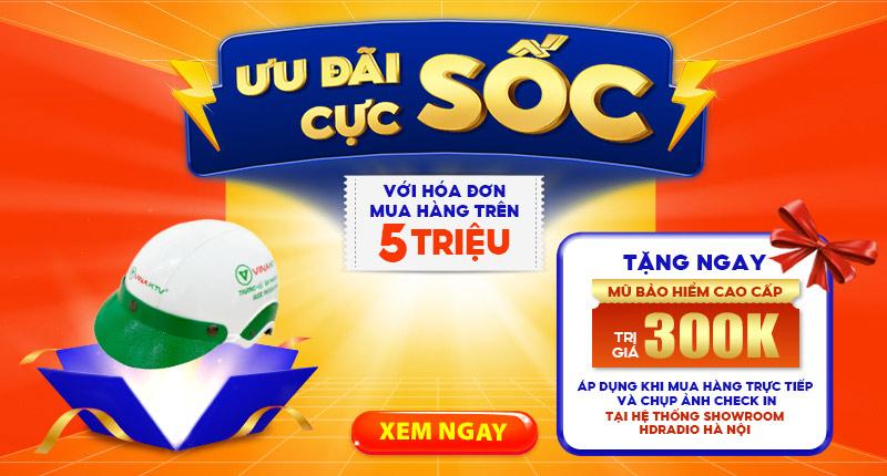 Ưu Đãi Mua Hàng Tại HDRadio Khu Vực Hà Nội