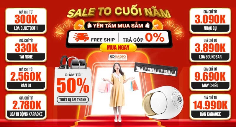 Sale Cuối Năm Giảm Tới 50%